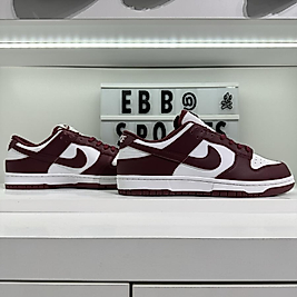 NİKE DUNK LOW BURGUNDY WHİTE