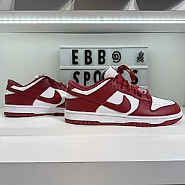 NİKE DUNK LOW WHİTE/CLARET RED