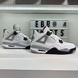 NİKE AİR JORDAN RETRO 4 WHİTE/GREY